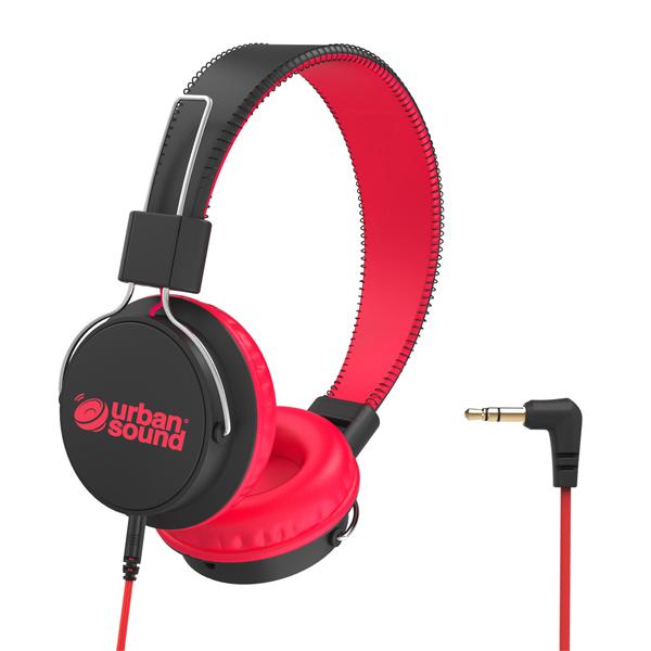 Verbatim Urban Sound Kid's Headphones - Black/Red